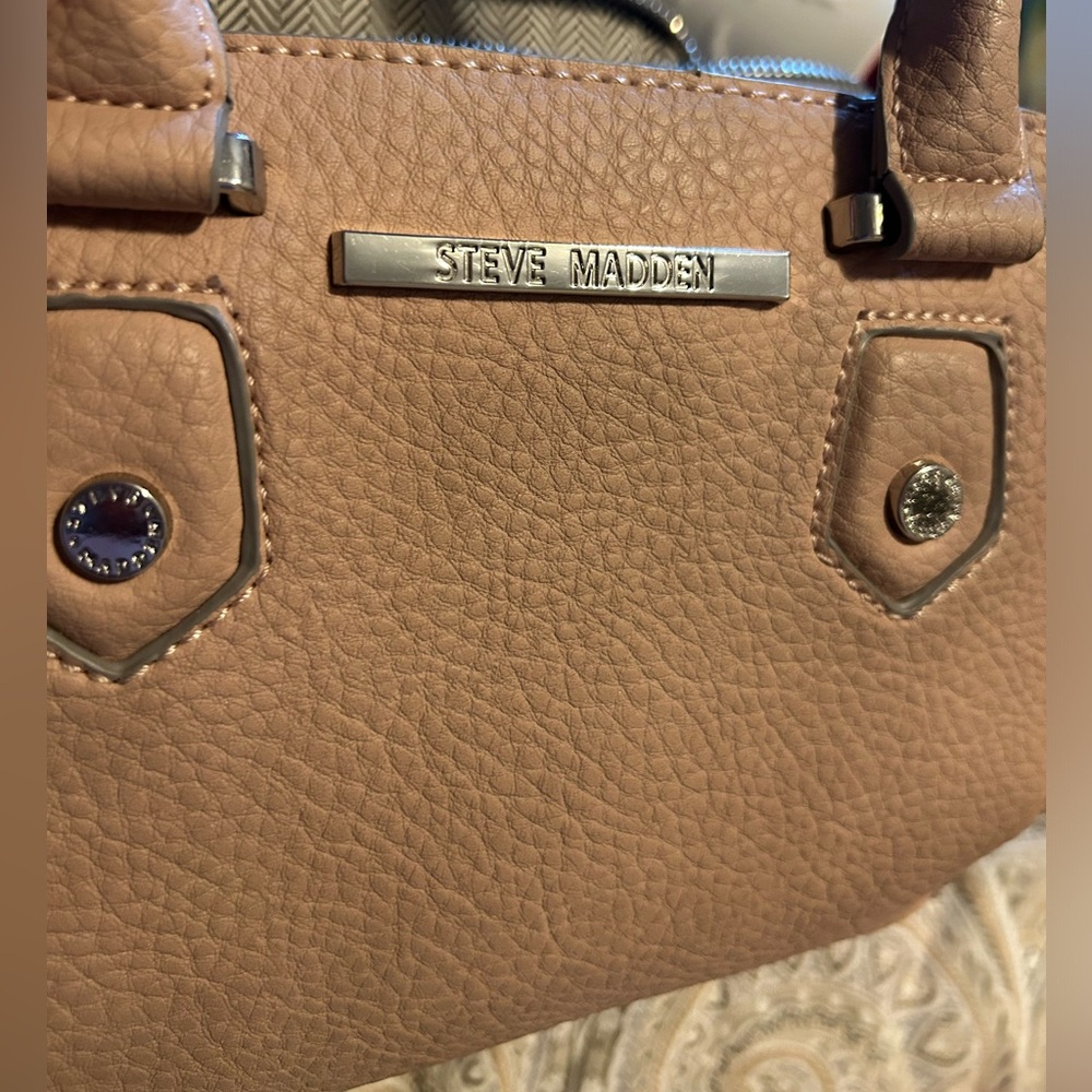 Steve Madden Color Block Satchel /Crossbody Purse… - image 5